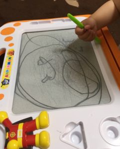 娘の描いたアンパンマン