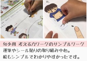 Z会年少 サンプルワーク